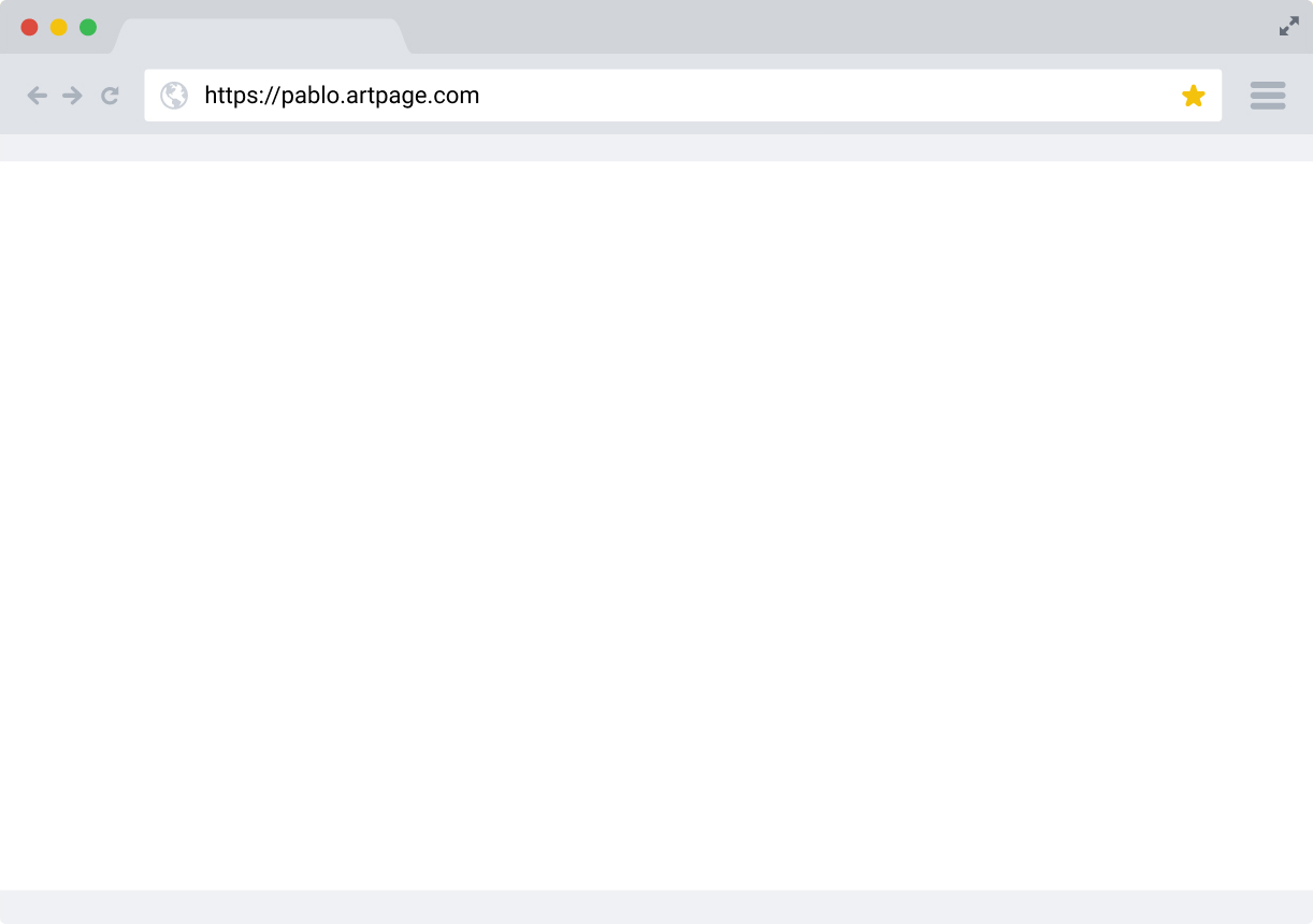 Artpage example